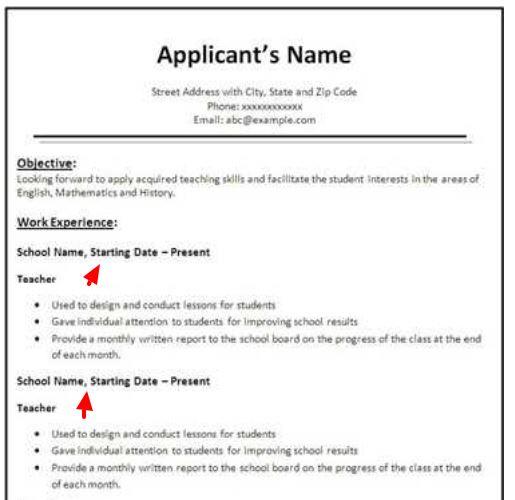 resume