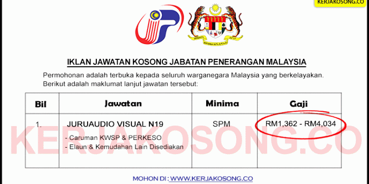 Jawatan Kosong Jabatan Penerangan Malaysia - Jawatan ...