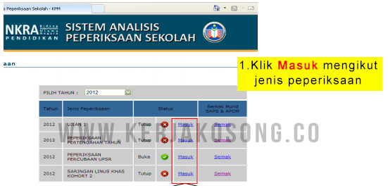 masalah login saps 1