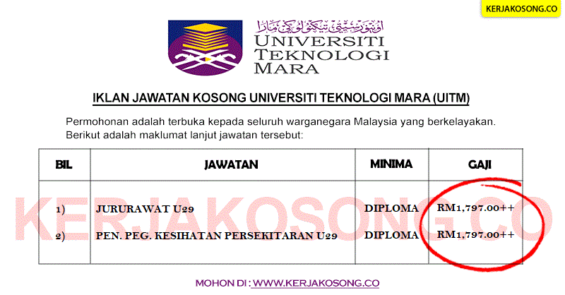 Syarat Kelayakan Diploma Kejururawatan Uitm / Menyelia pementukan dan