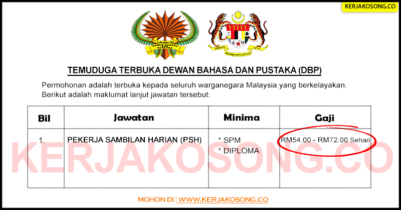 Jawatan kosong dbp