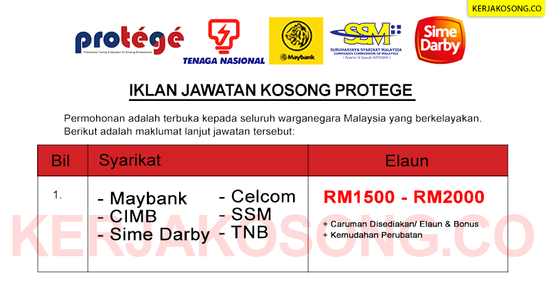 Jawatan Kosong Protege Malaysia