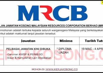 Jawatan Kosong Malaysian Resources Corporation Berhad (MRCB)