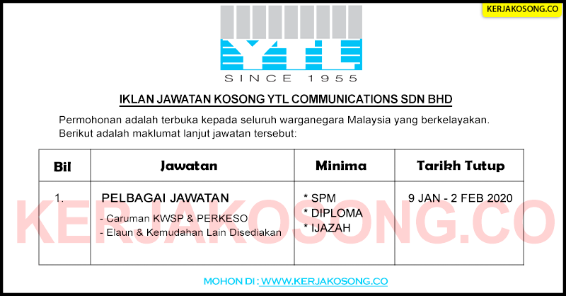 Jawatan Kosong Swasta