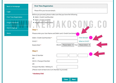 Semak baki akaun bsn melalui online