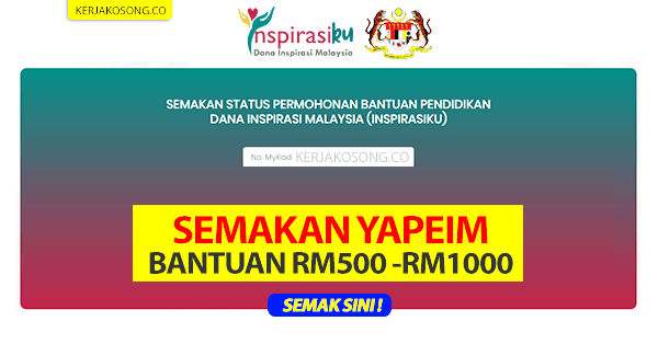 semakan yapeim dana inspirasi