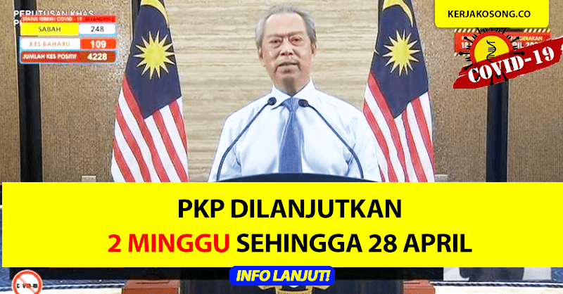 PKP Dilanjutkan 2 Minggu Lagi Hingga 28 April 2020