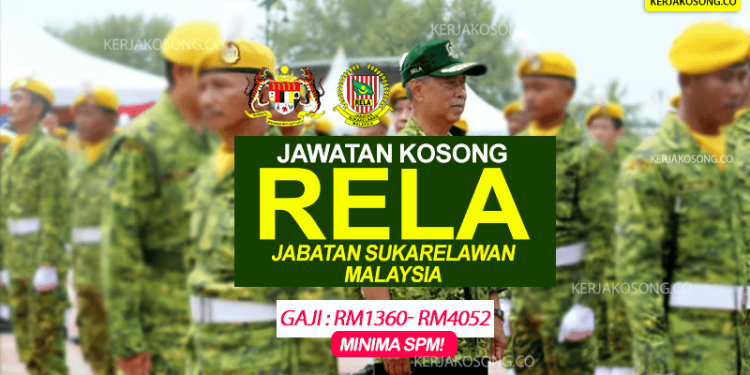 Jawatan Kosong Rela Jabatan Sukarelawan Malaysia