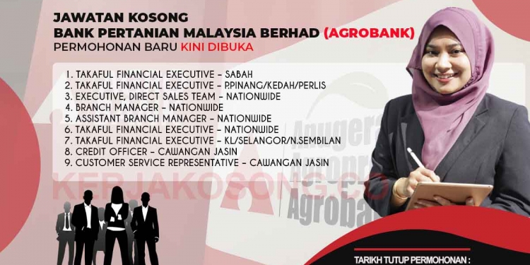 Jawatan Kosong Bank Pertanian Malaysia Berhad (Agrobank)