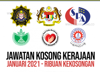 Jawatan Kosong Januari Kerajaan Kementerian Jabatan 2021