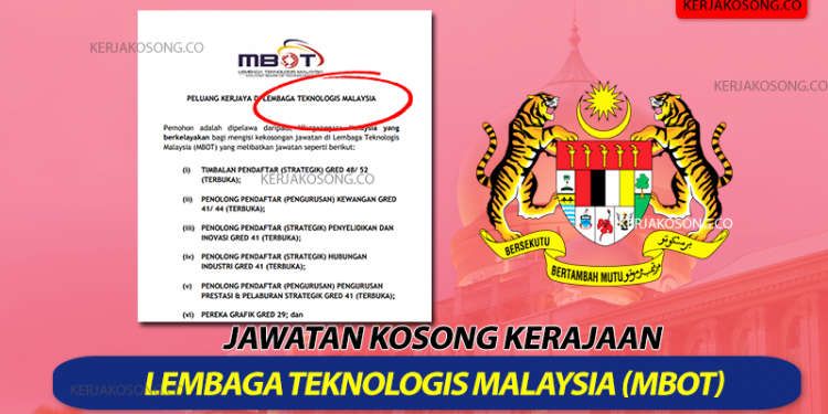 Kerjaya Lembaga Teknologis Malaysia (MBOT)