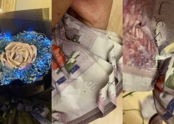 Jambangan Wang Kertas Rosak