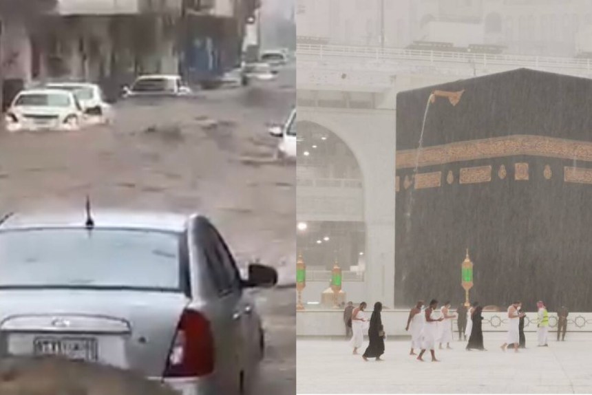 Beberapa Kawasan Di Makkah Dilanda Banjir Kilat