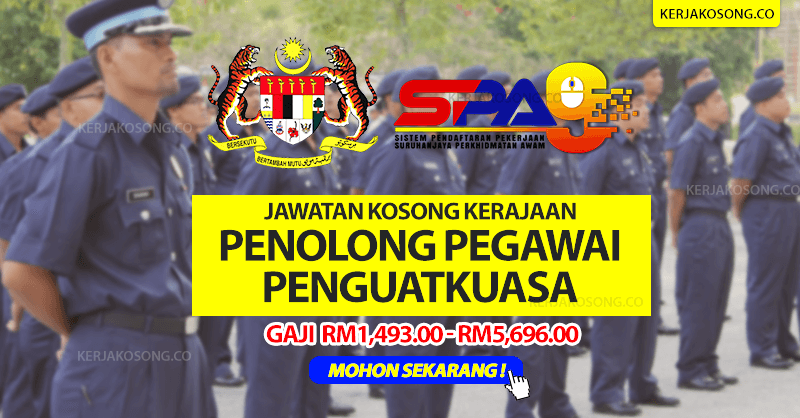 Pegawai penguatkuasa penolong Soalan Ujian